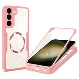 Folie de protectie Techsuit ColorVerse 360 MagSafe Series + compatibil cu Samsung Galaxy S23 Plus, Roz