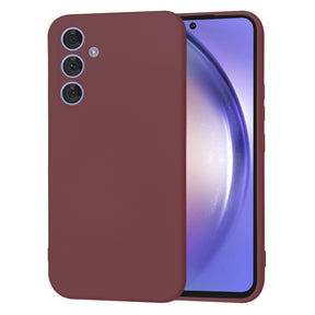 Husa de protectie Techsuit SoftFlex compatibil cu Samsung Galaxy A54, Plum Red