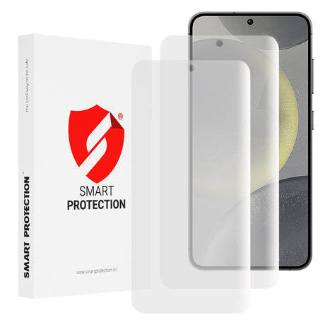 Folie de protectie Smart Protection Premium Classic (set de 2) compatibil cu Samsung Galaxy S24, Transparent