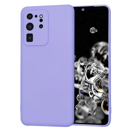 Husa de protectie Techsuit SoftFlex compatibil cu Samsung Galaxy S20 Ultra 4G / S20 Ultra 5G, Mov Deschis