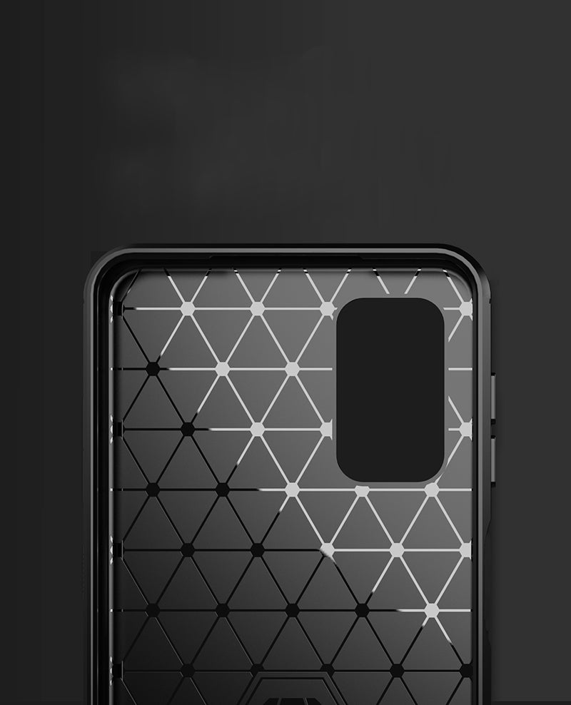 Husa de protectie Techsuit Carbon Silicone compatibil cu Samsung Galaxy A32 5G, Negru