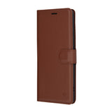 Husa de protectie Techsuit Leather Folio compatibil cu Xiaomi Poco F6 Pro, Maro