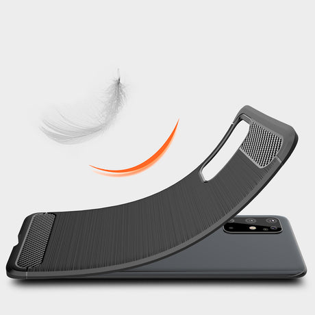 Husa de protectie Techsuit Carbon Silicone compatibil cu Samsung Galaxy S21 Ultra 5G, Negru