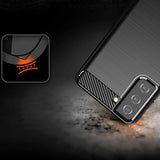 Husa de protectie Techsuit Carbon Silicone compatibil cu Samsung Galaxy S21, Negru