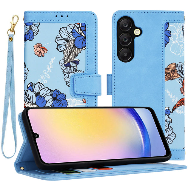 Husa de protectie Techsuit FlipCraft compatibil cu Samsung Galaxy A25 5G, Vibrant Blue