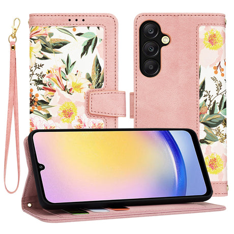 Husa de protectie Techsuit FlipCraft compatibil cu Samsung Galaxy A25 5G, Sweetheart Pink