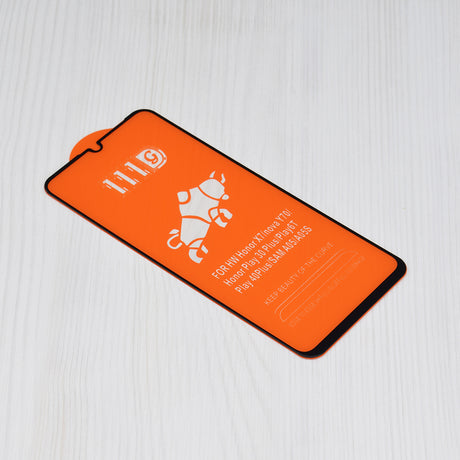 Folie de protectie Techsuit 111D Full Cover / Full Glue Glass compatibil cu Realme C61 / Realme C63, Negru