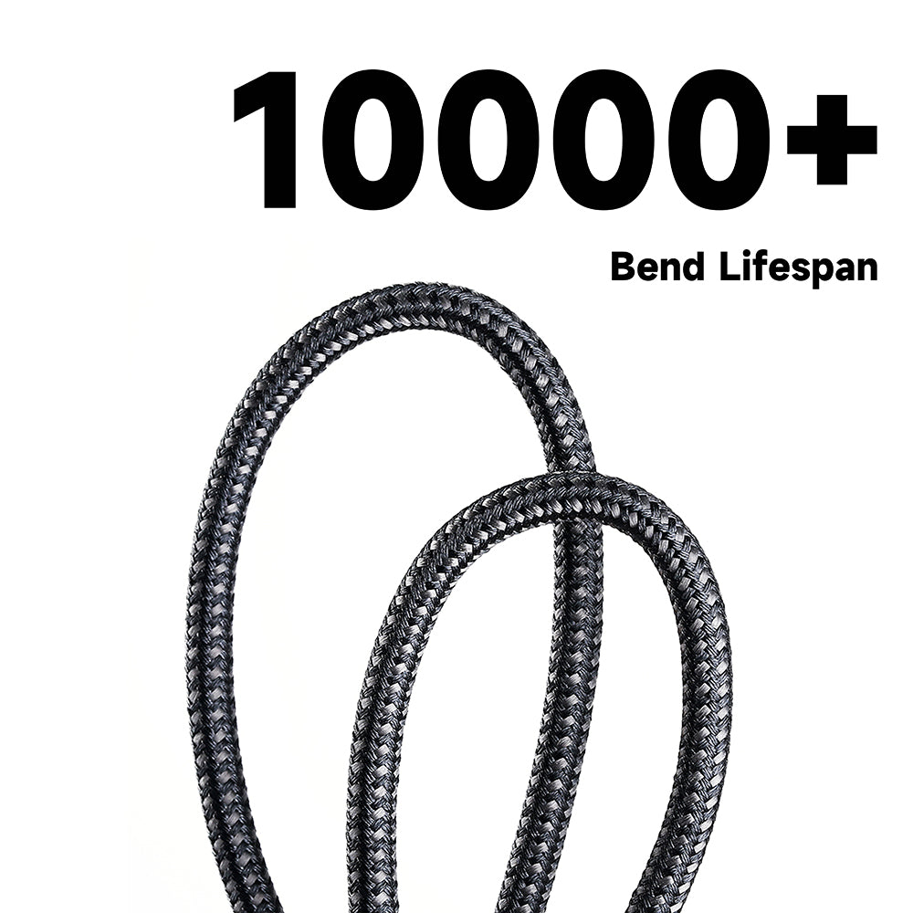 Adaptor Lito Audio Cable Adapter (LA01D), Jack to Jack 3.5mm, Hi-Fi, 24k Gold-plated Contacts, Nylon-braided, 1m, Negru
