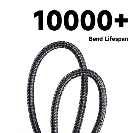 Adaptor Lito Audio Cable Adapter (LA01D), Jack to Jack 3.5mm, Hi-Fi, 24k Gold-plated Contacts, Nylon-braided, 1m, Negru
