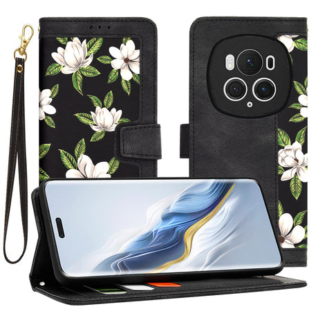 Husa de protectie Techsuit FlipCraft compatibil cu Honor Magic6 Pro, Flowers of the Dawn
