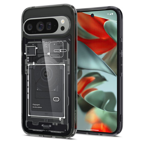 Husa de protectie Spigen Ultra Hybrid Zero One (ACS07722) compatibil cu Google Pixel 9 Pro XL, Negru Mat