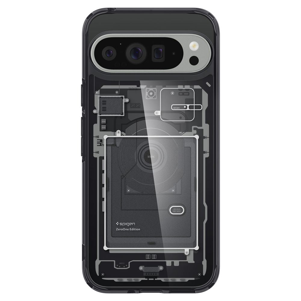 Husa de protectie Spigen Ultra Hybrid Zero One (ACS07722) compatibil cu Google Pixel 9 Pro XL, Negru Mat