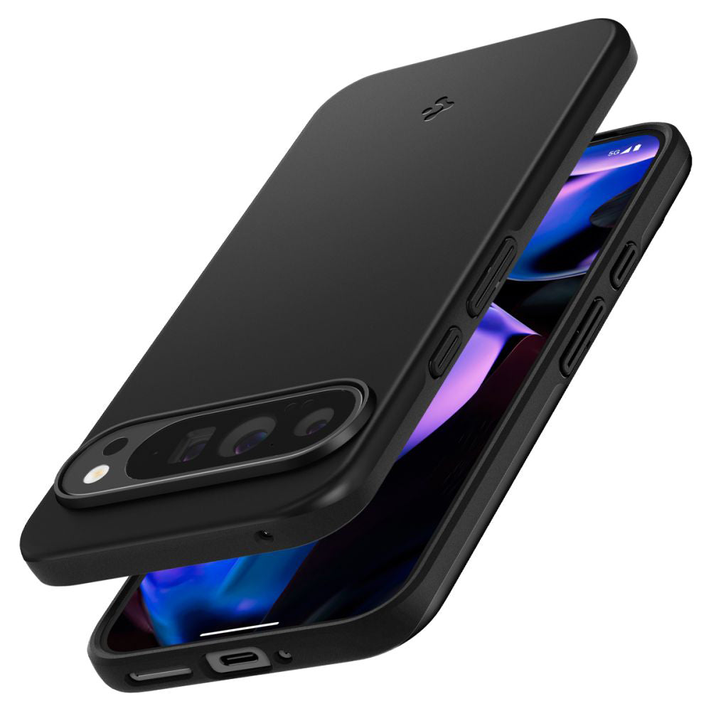 Husa de protectie Spigen Thin Fit (ACS07731) compatibil cu Google Pixel 9 Pro XL, Negru