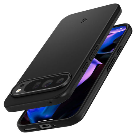 Husa de protectie Spigen Thin Fit (ACS07731) compatibil cu Google Pixel 9 Pro XL, Negru