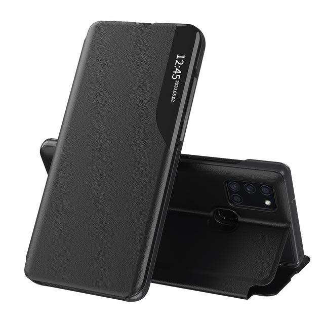 Husa de protectie Techsuit eFold Series compatibil cu Samsung Galaxy A21s, Negru