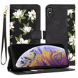 TechSuit Husa de protectie Techsuit FlipCraft compatibil cu iPhone XS Max, Flowers of the Dawn