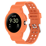 Curea smartwatch Techsuit Watchband (W065) compatibil cu Google Pixel Watch / Watch 2 / Watch 3 / Watch 4 41mm, Portocaliu