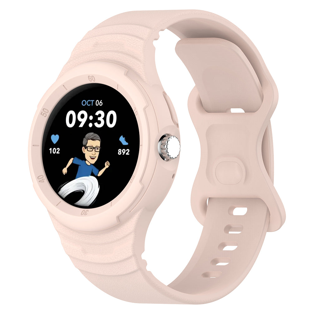 Curea smartwatch Techsuit Watchband (W066) compatibil cu Google Pixel Watch / Watch 2 / Watch 3 / Watch 4 41mm, Roz