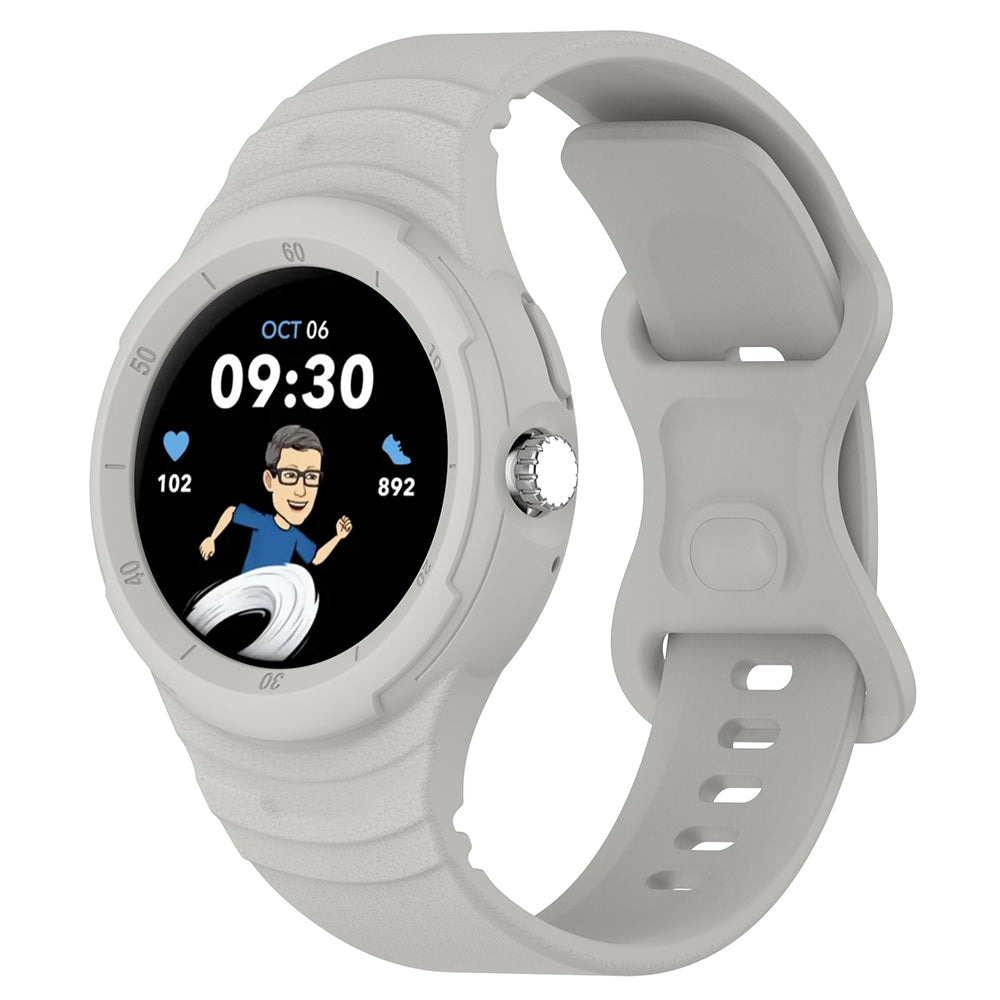 Curea smartwatch Techsuit Watchband (W066) compatibil cu Google Pixel Watch / Watch 2 / Watch 3 / Watch 4 41mm, Gri