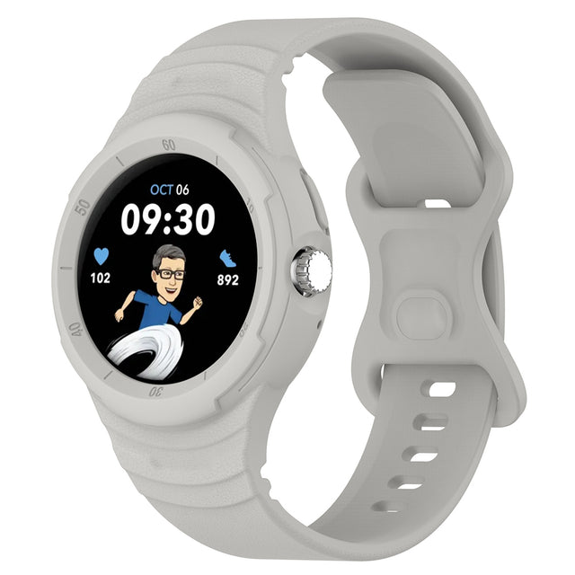 Curea smartwatch Techsuit Watchband (W066) compatibil cu Google Pixel Watch / Watch 2 / Watch 3 / Watch 4 41mm, Gri