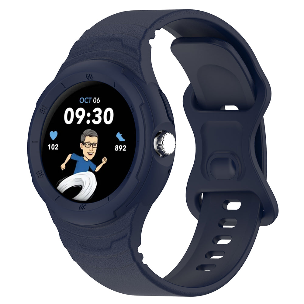 Curea smartwatch Techsuit Watchband (W066) compatibil cu Google Pixel Watch / Watch 2 / Watch 3 / Watch 4 41mm, Bleumarin