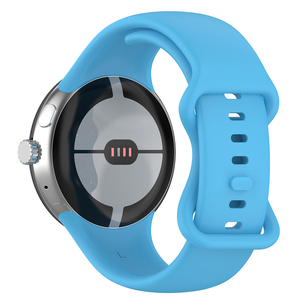 Curea smartwatch Techsuit Watchband (W031) compatibil cu Google Pixel Watch 3 45mm, Albastru Deschis