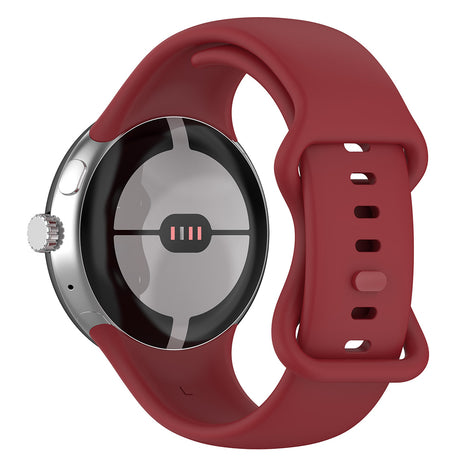 Curea smartwatch Techsuit Watchband (W031) compatibil cu Google Pixel Watch 3 45mm, Bordo