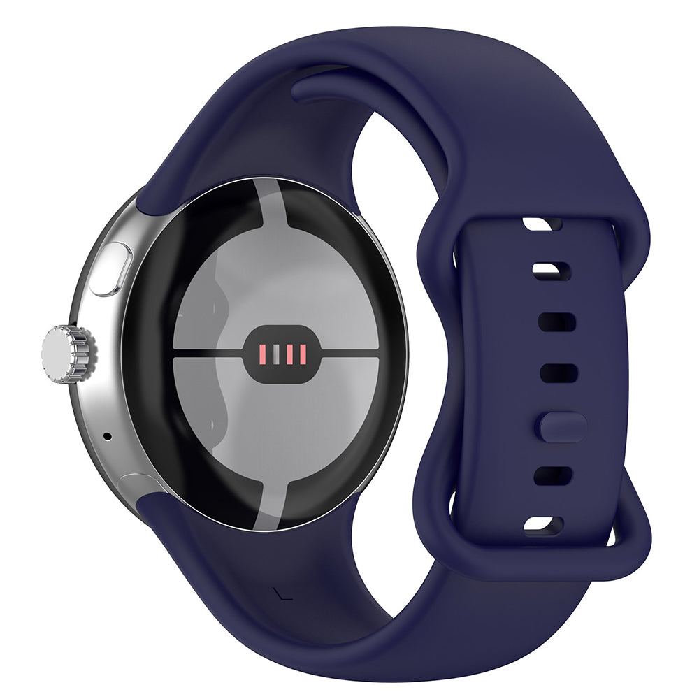 Curea smartwatch Techsuit Watchband (W031) compatibil cu Google Pixel Watch / Watch 2 / Watch 3 / Watch 4 41mm, Bleumarin