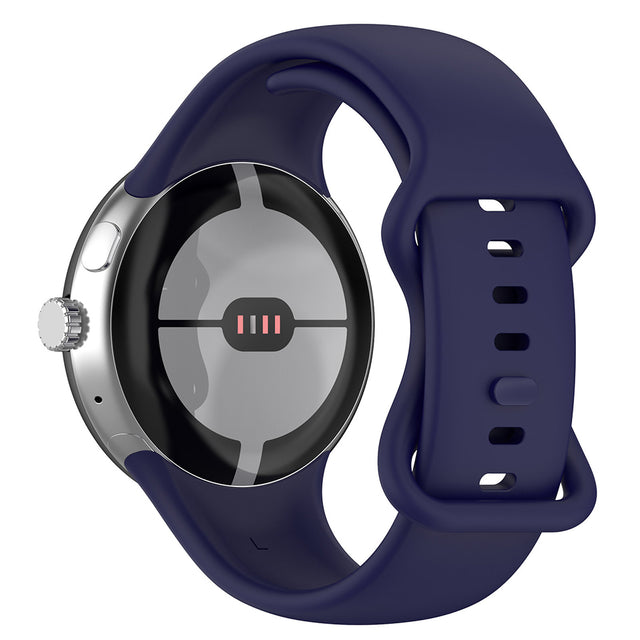 Curea smartwatch Techsuit Watchband (W031) compatibil cu Google Pixel Watch / Watch 2 / Watch 3 / Watch 4 41mm, Bleumarin