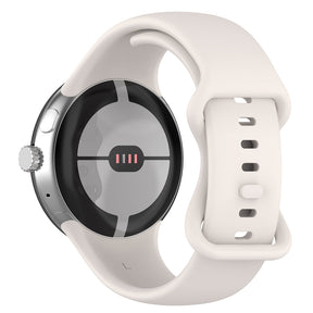 Curea smartwatch Techsuit Watchband (W031) compatibil cu Google Pixel Watch 3 45mm, Crem Y White