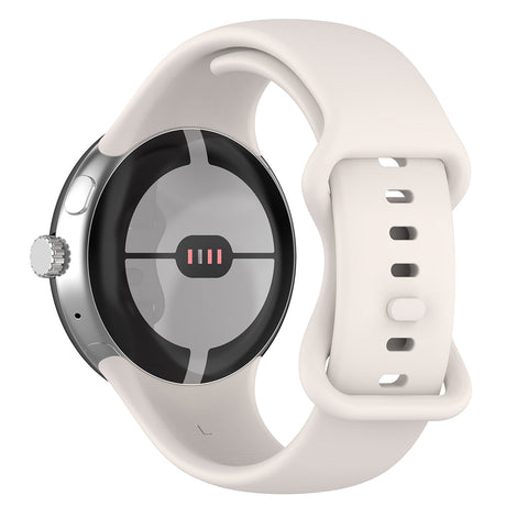 Curea smartwatch Techsuit Watchband (W031) compatibil cu Google Pixel Watch 3 45mm, Crem Y White
