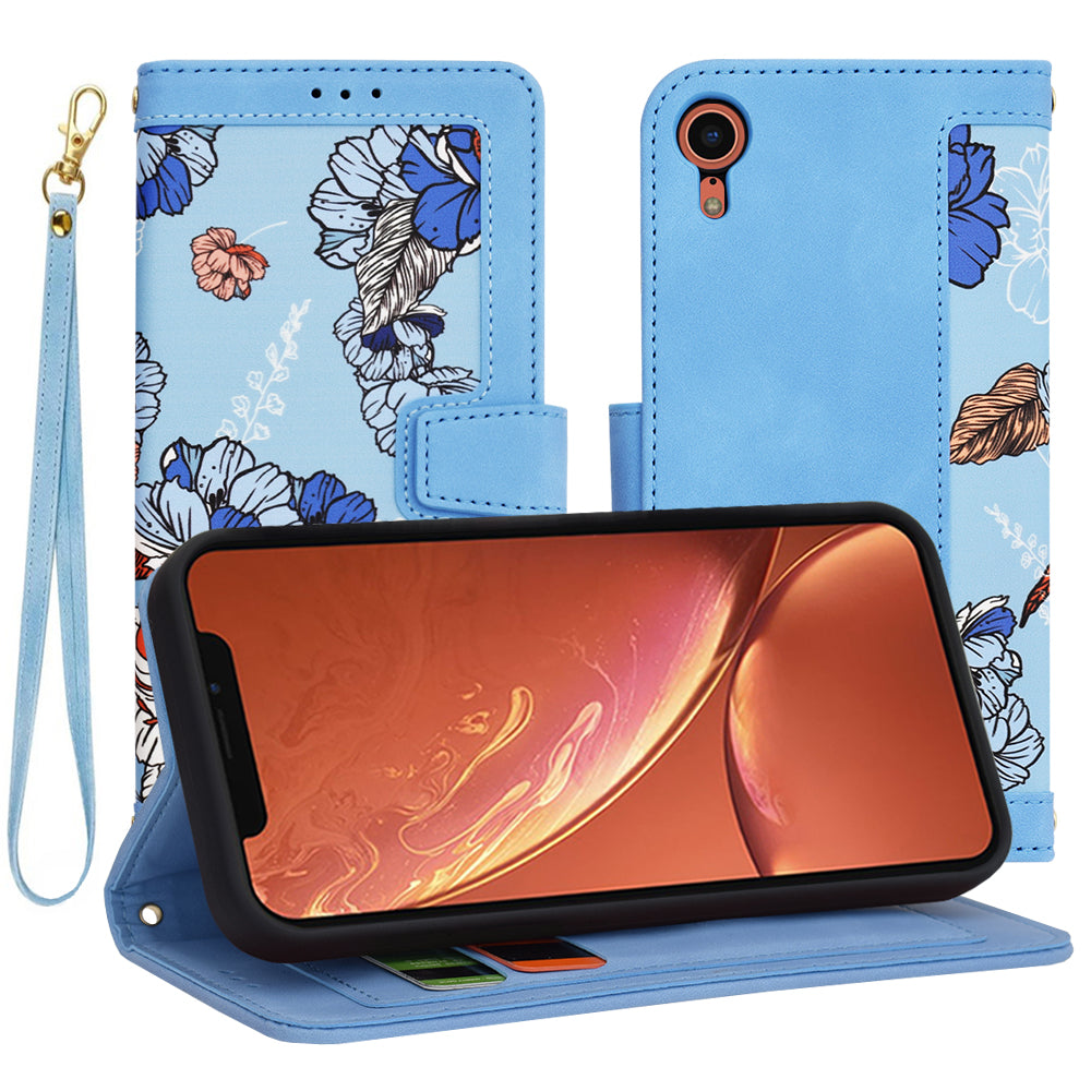Husa de protectie Techsuit FlipCraft compatibil cu iPhone XR, Vibrant Blue