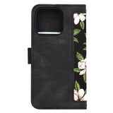 Husa de protectie Techsuit FlipCraft compatibil cu iPhone 15 Pro, Flowers of the Dawn