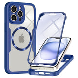 Folie de protectie Techsuit ColorVerse 360 MagSafe Series + compatibil cu iPhone 14 Pro, Albastru