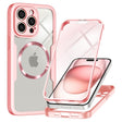 Folie de protectie Techsuit ColorVerse 360 MagSafe Series + compatibil cu iPhone 14 Pro, Roz