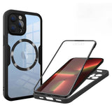 Folie de protectie Techsuit ColorVerse 360 MagSafe Series + compatibil cu iPhone 13 Pro, Negru