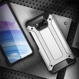 Husa de protectie Techsuit Hybrid Armor compatibil cu Xiaomi Poco X3 / Poco X3 NFC / Poco X3 Pro, Negru