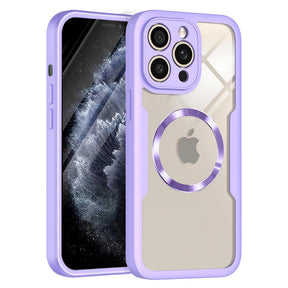 Folie de protectie Techsuit ColorVerse 360 MagSafe Series + compatibil cu iPhone 11 Pro Max, Mov