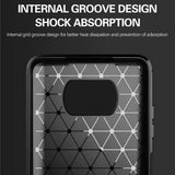 Husa de protectie TechSuit Carbon Silicone compatibil cu Xiaomi Poco X3 / Poco X3 NFC / Poco X3 Pro, Negru