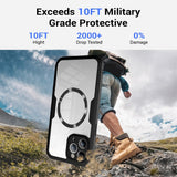 Folie de protectie Techsuit ColorVerse 360 MagSafe Series + compatibil cu iPhone 16 Plus, Roz