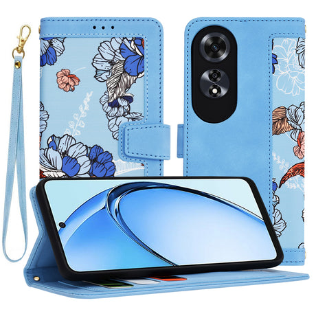 Husa de protectie Techsuit FlipCraft compatibil cu Oppo A60 4G, Vibrant Blue