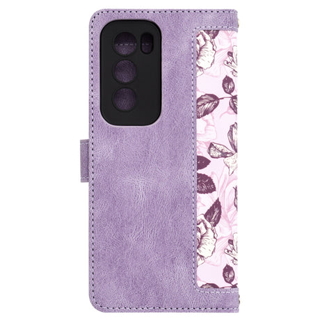 Husa de protectie Techsuit FlipCraft compatibil cu Oppo Reno12, Mysterious Purple