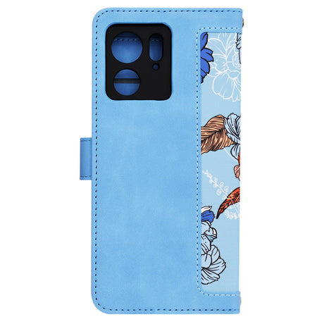 Husa de protectie Techsuit FlipCraft compatibil cu Motorola Edge 40 / Edge (2023), Vibrant Blue