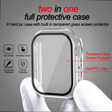 Folie de protectie smartwatch Techsuit Defense360 Pro + Screen Protector compatibil cu Apple Watch 7 (45mm), Transparent