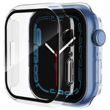 Folie de protectie smartwatch Techsuit Defense360 Pro + Screen Protector compatibil cu Apple Watch 7 (45mm), Transparent