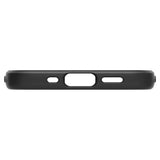 Husa de protectie Spigen Liquid Air (ACS01701) compatibil cu iPhone 12 / iPhone 12 Pro, Negru