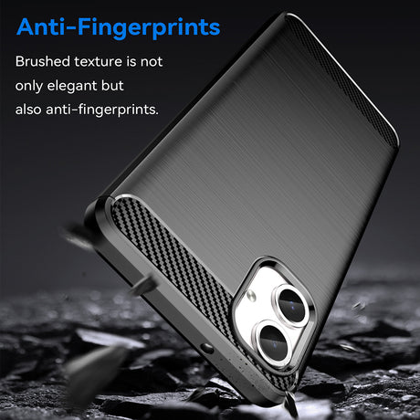 Husa de protectie Techsuit Carbon Silicone compatibil cu Samsung Galaxy A06, Negru