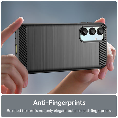 Husa de protectie Techsuit Carbon Silicone compatibil cu Samsung Galaxy A16 4G / A16 5G, Negru
