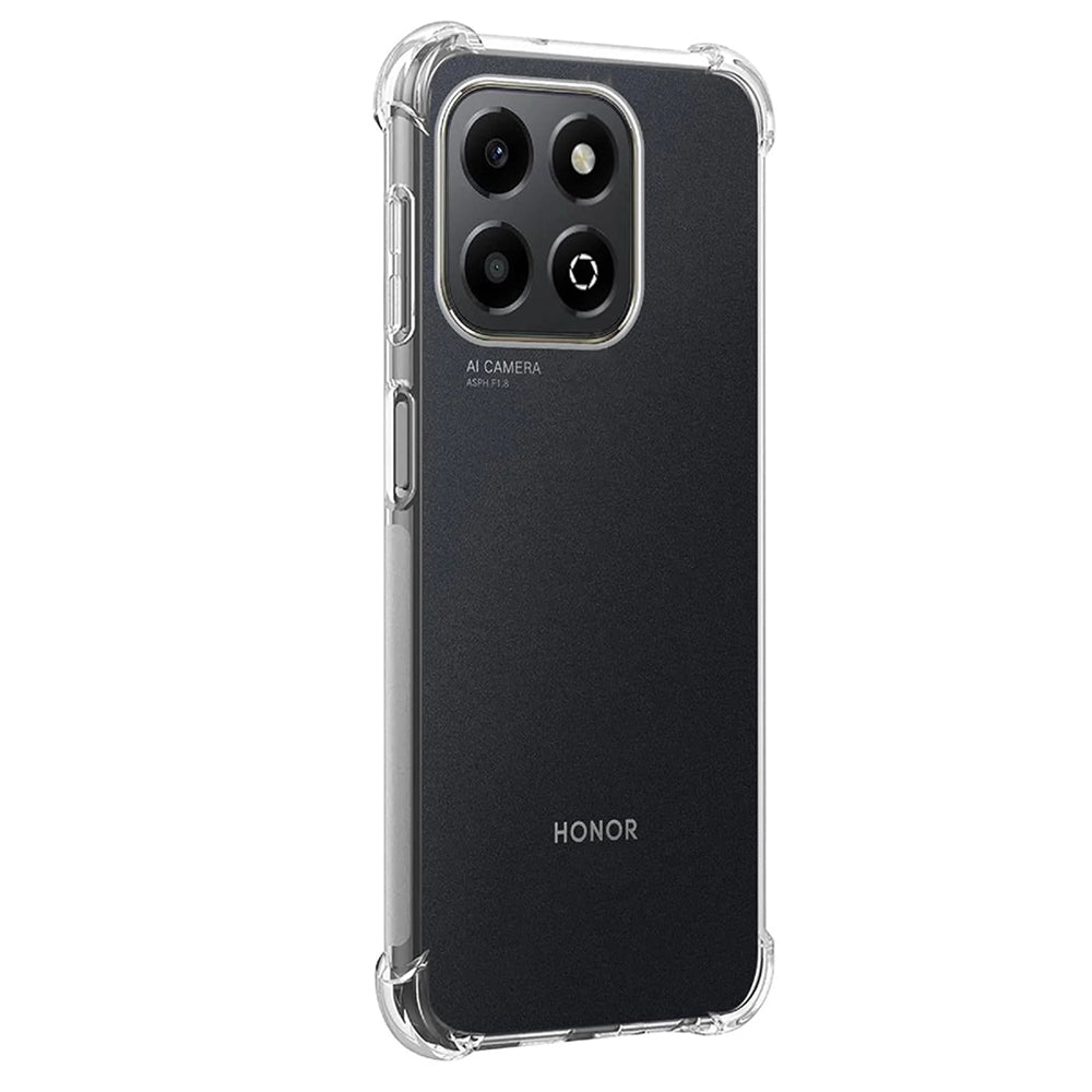 Husa de protectie Techsuit Shockproof Clear Silicone compatibil cu Honor X6b, Transparent