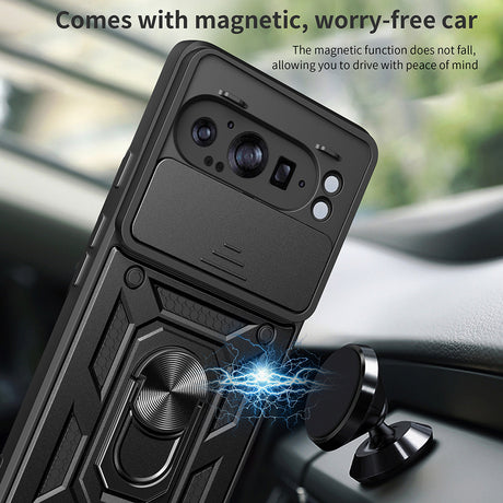 Husa de protectie Techsuit CamShield Series compatibil cu Google Pixel 9 Pro XL, Negru